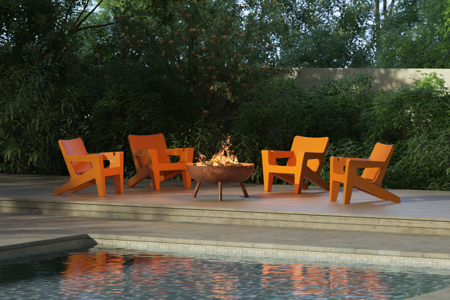 Heirloom Steel Fire Bowl - 36"