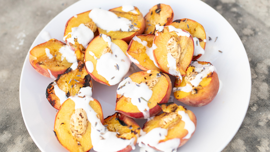 FRESCO FRIDAYS: Grilled Peaches & Whipped Ricotta