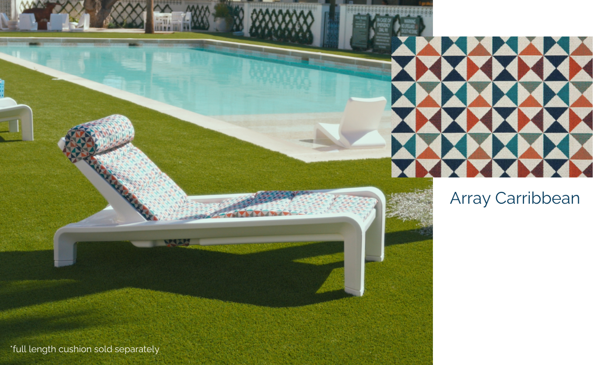 Deck Chaise Sunbrella Pillow