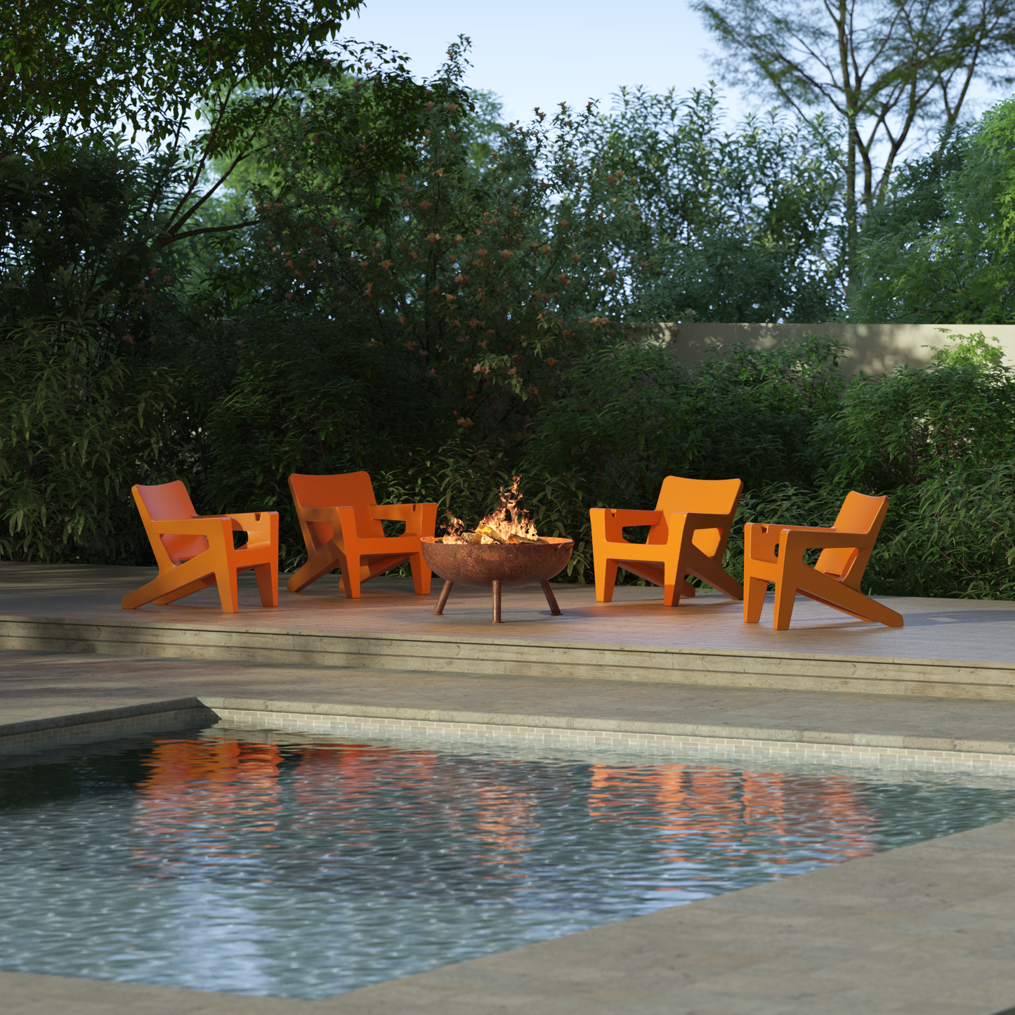 Heirloom Steel Fire Bowl - 36"