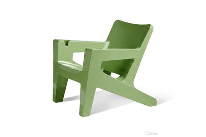 Tupelo Bask Chair Cactus on white background