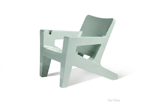 Tupelo Bask Chair Sea Glass on white background