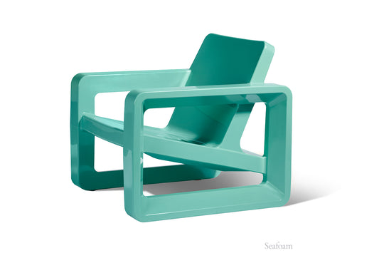Tupelo Deck Chair Seafoam on white background