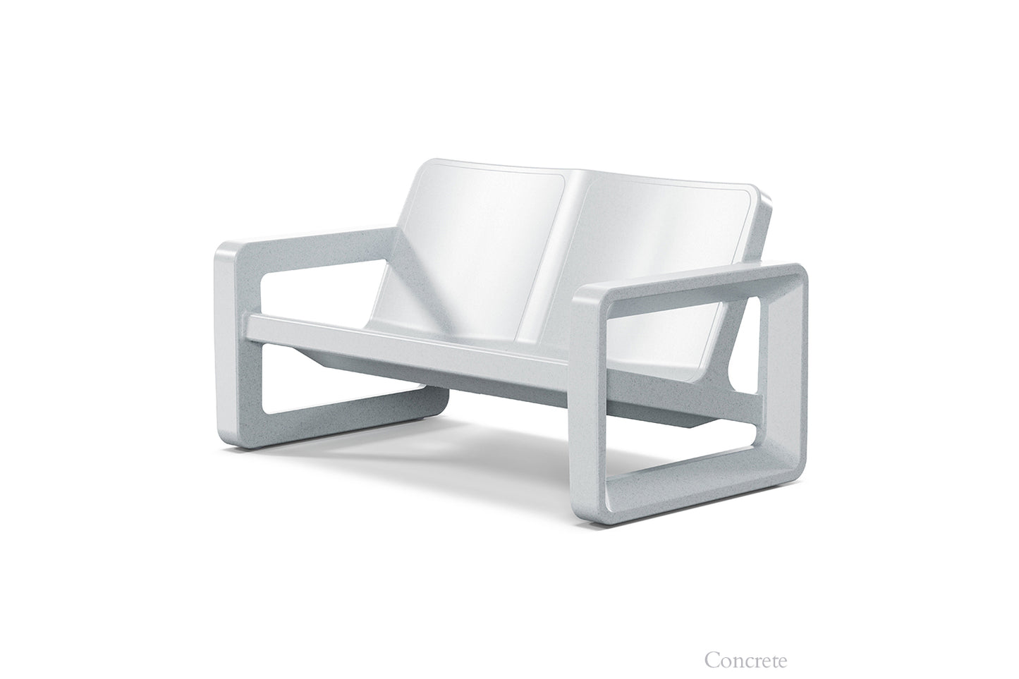 Deck Loveseat - Concrete Gray