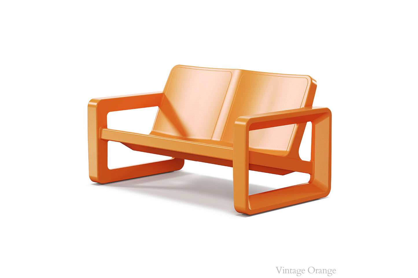 Deck Loveseat - Vintage Orange