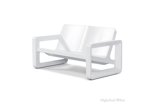 Deck Loveseat - Highcloud White