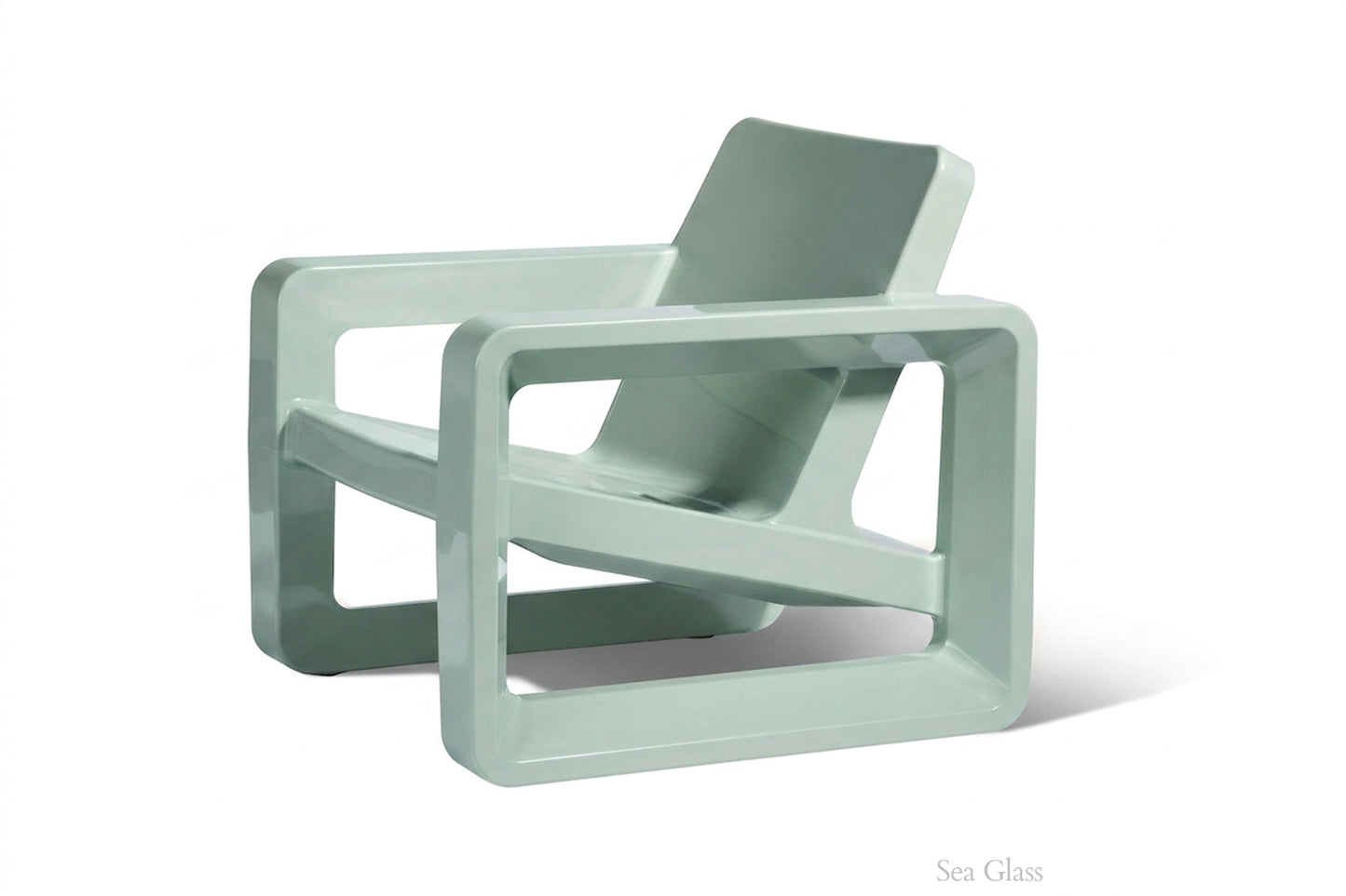 Tupelo Deck Chair Sea Glass on white background