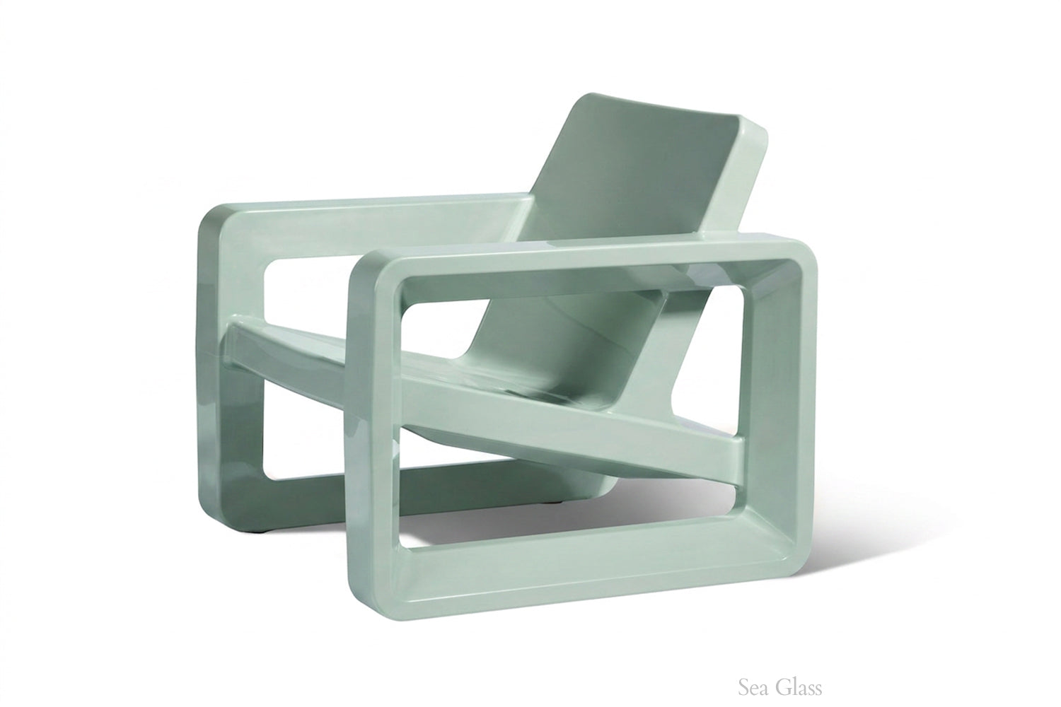 Tupelo Deck Chair Sea Glass on white background