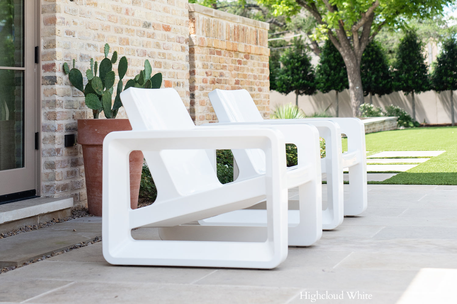 Deck Chair - Highcloud White