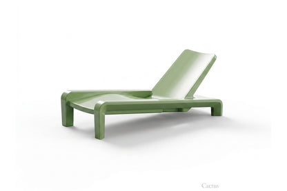 Tupelo Deck Chaise Cactus on white background