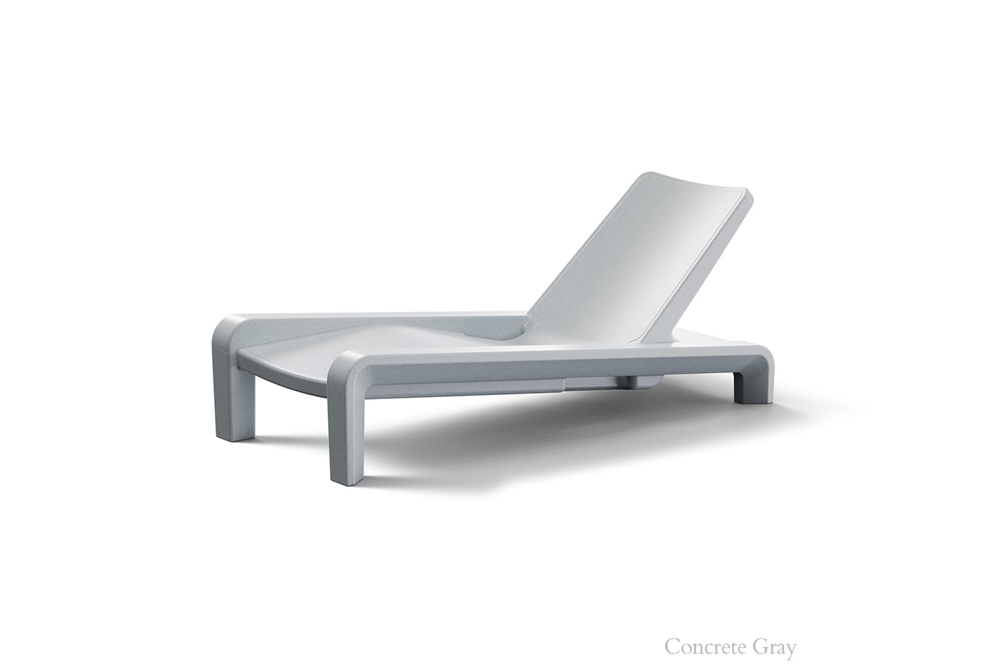 Deck Chaise - Concrete