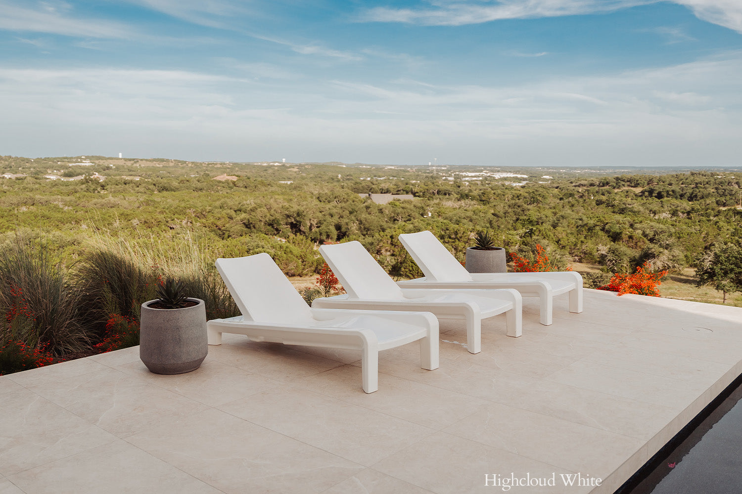 Deck Chaise - Highcloud White 