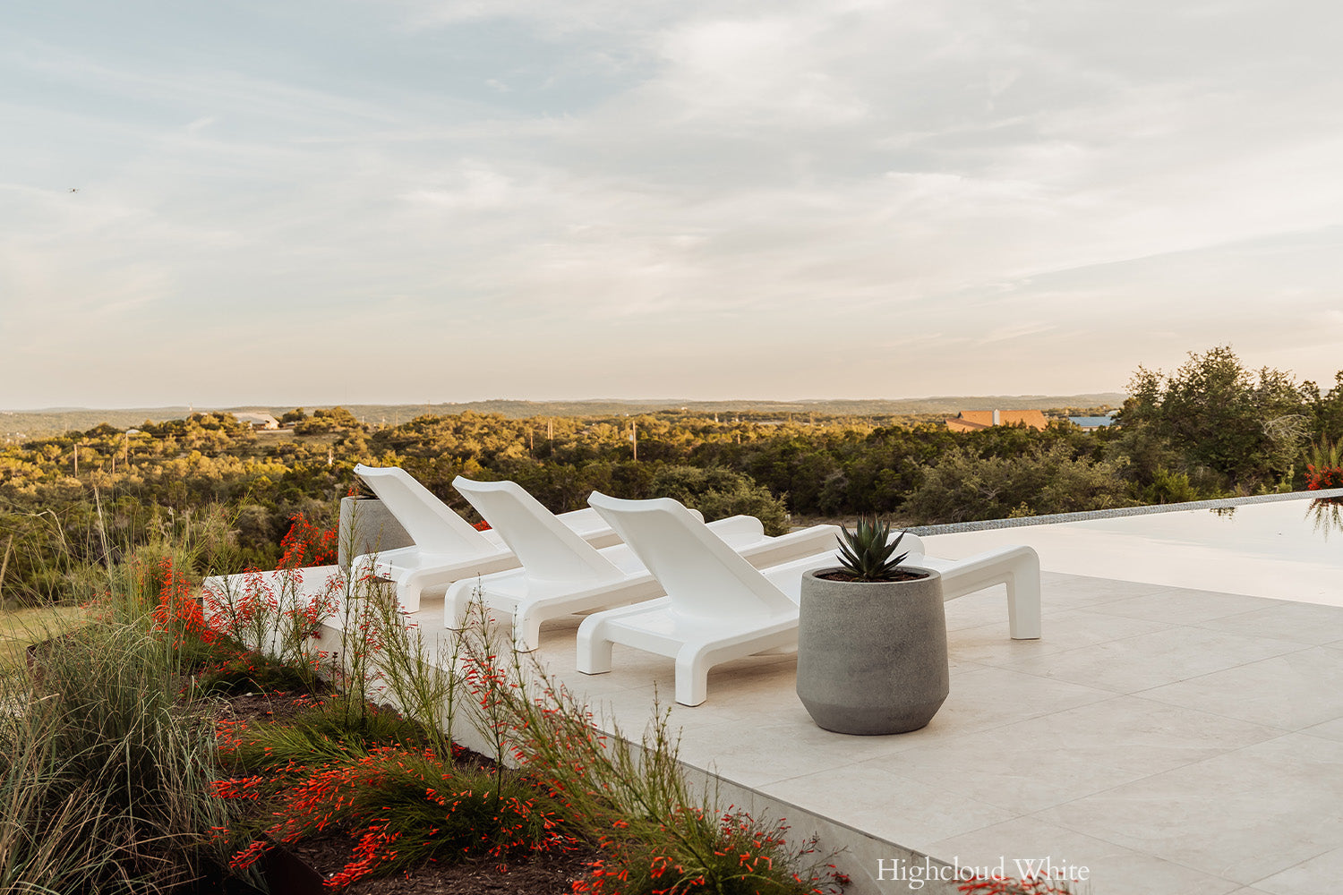 Deck Chaise - Highcloud White 