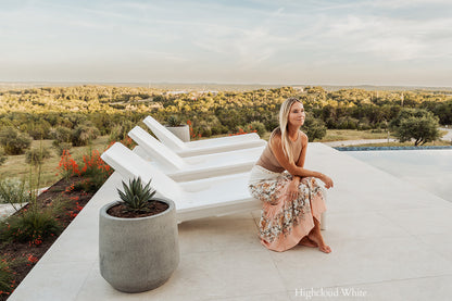 Deck Chaise - Highcloud White 