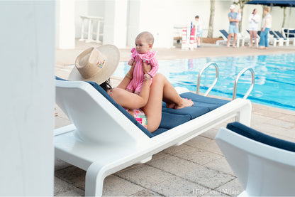 Deck Chaise - Highcloud White 