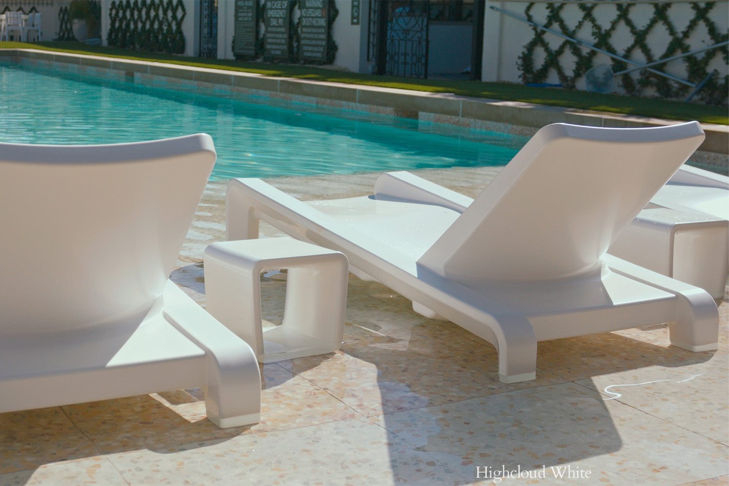Deck Chaise - Highcloud White 