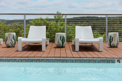 Deck Chaise - Highcloud White 