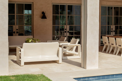 Deck Loveseat - Ivory Sitting Area