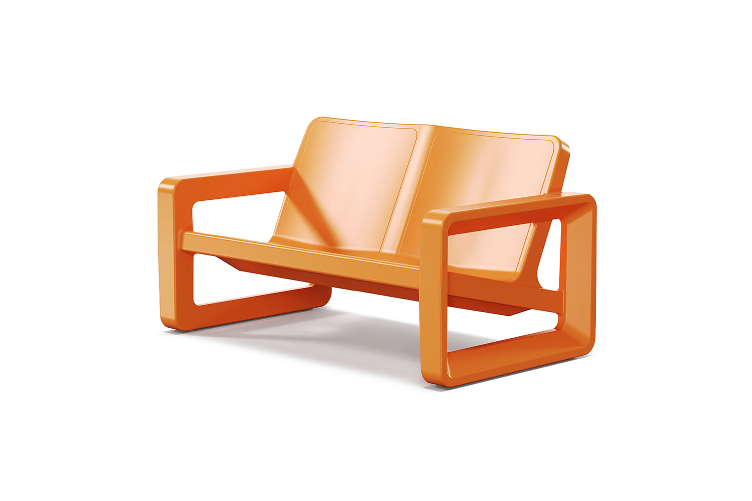 Deck Loveseat - Vintage Orange