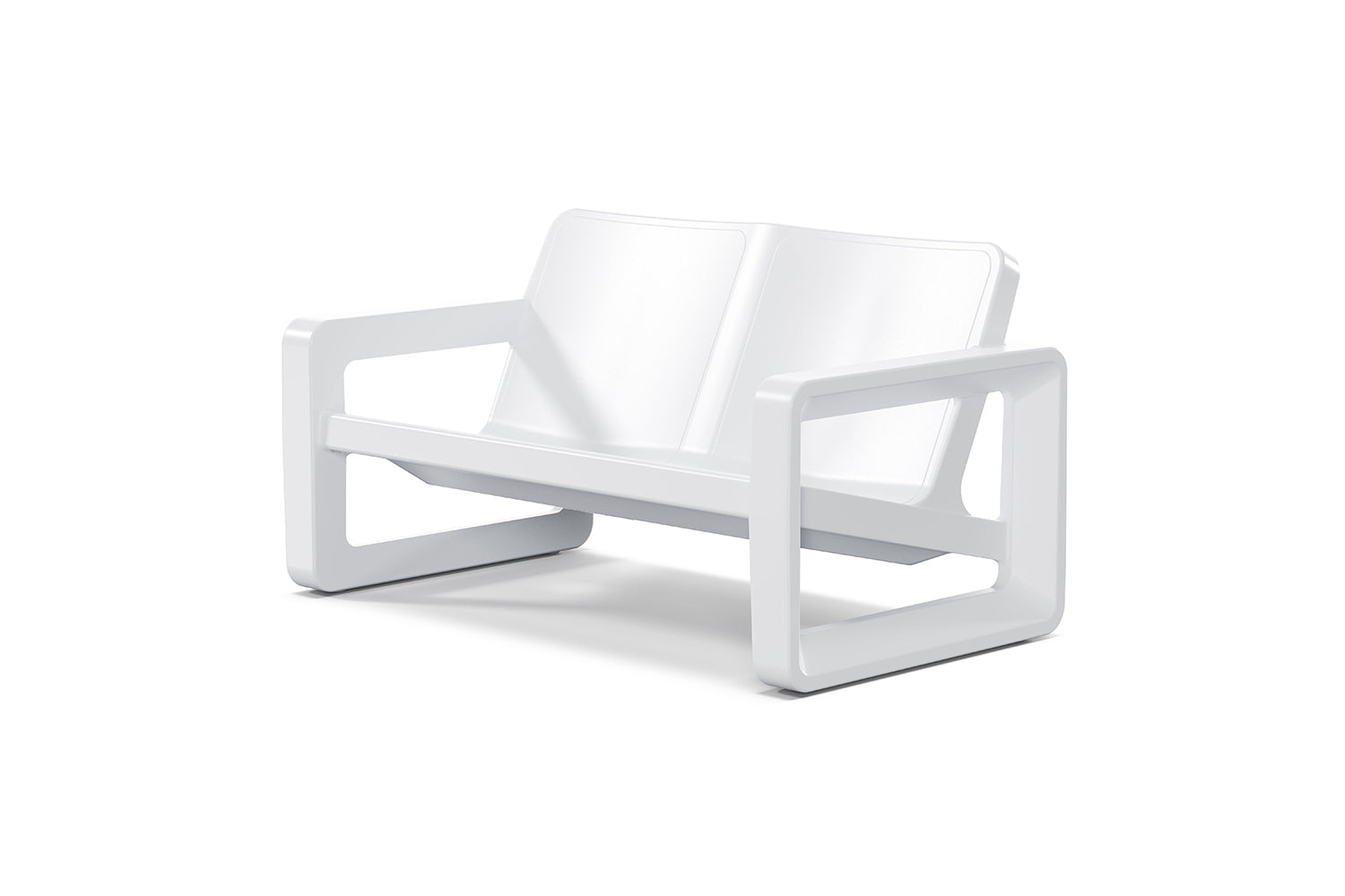 Deck Loveseat - Highcloud White