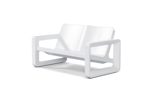 Deck Loveseat - Highcloud White