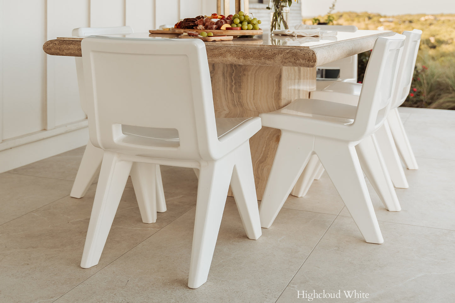 Fresco Chair - Highcloud White