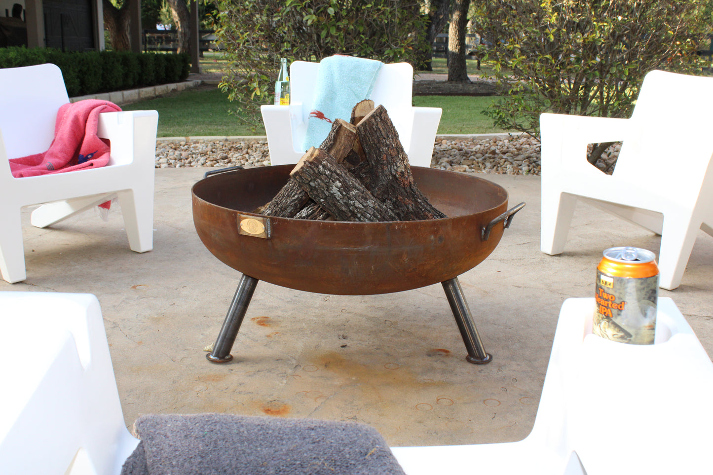 Heirloom Steel Fire Bowl - 36"