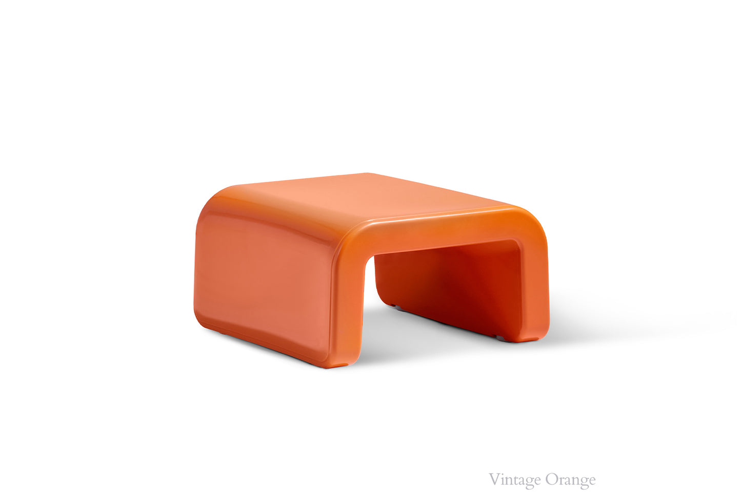 Line Ottoman - Vintage Orange