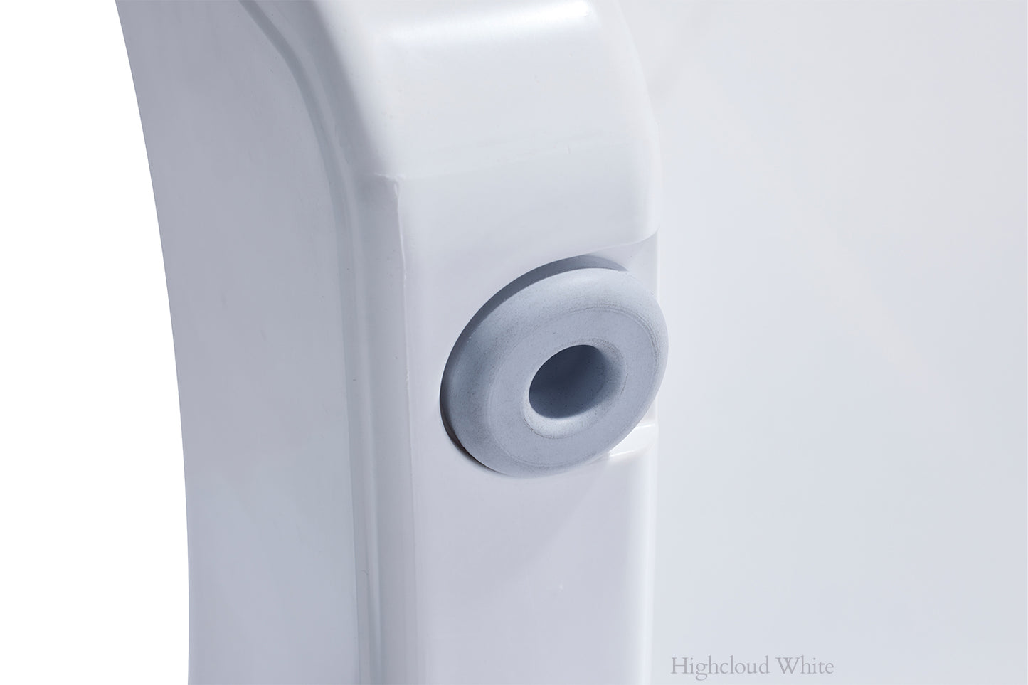Line Ottoman - Highcloud White
