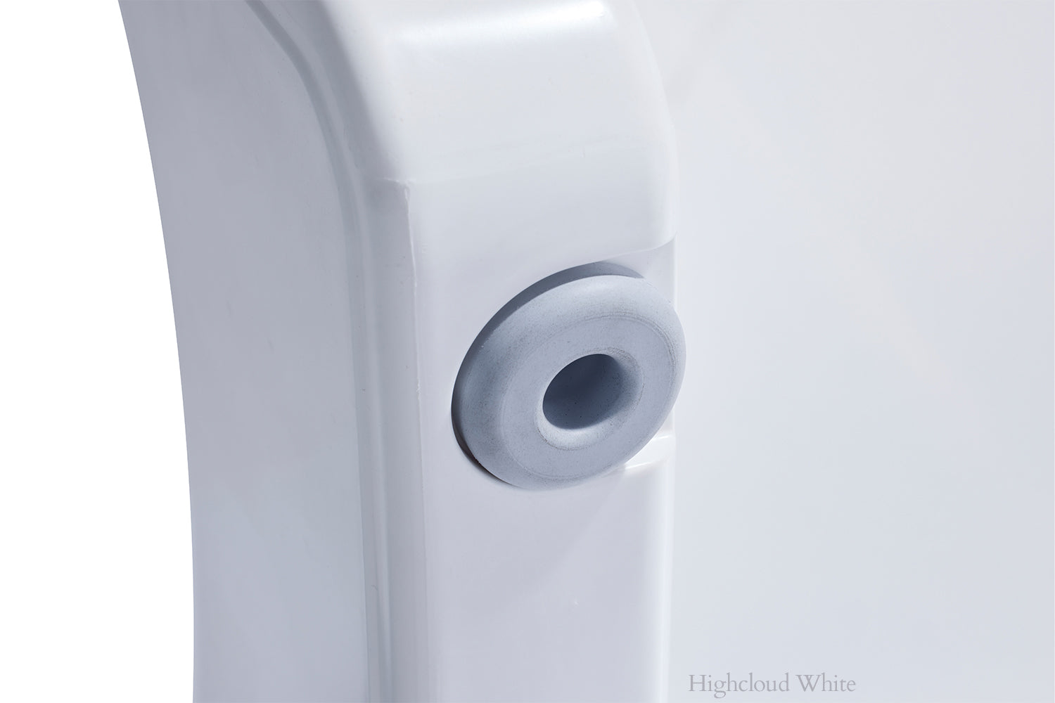 Line Ottoman - Highcloud White