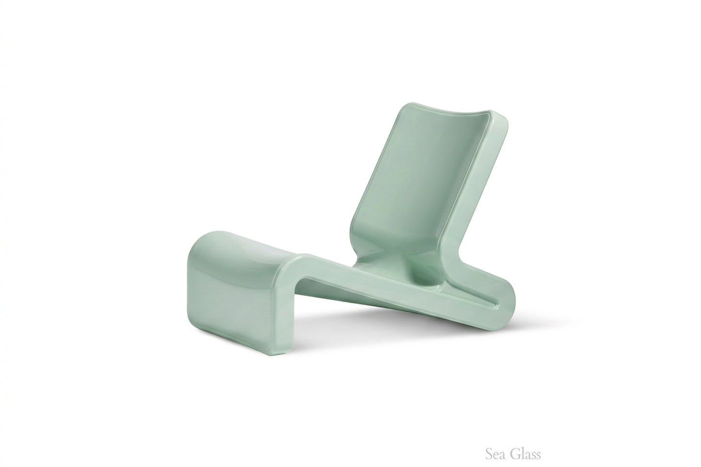 Tupelo Line Chair Sea Glass on white background