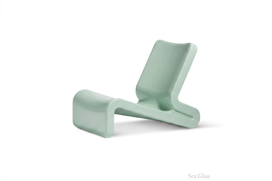 Tupelo Line Chair Sea Glass on white background