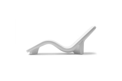 Line Chaise Lounge - Highcloud White Side View