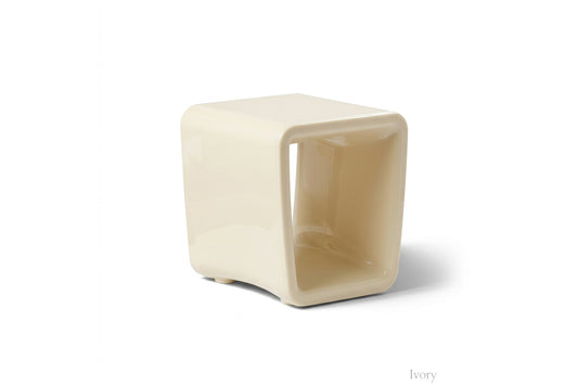 Loop Side Table - Ivory