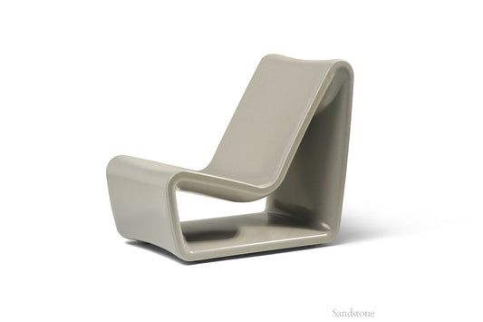 Tupelo Loop Chair Sandstone on white background