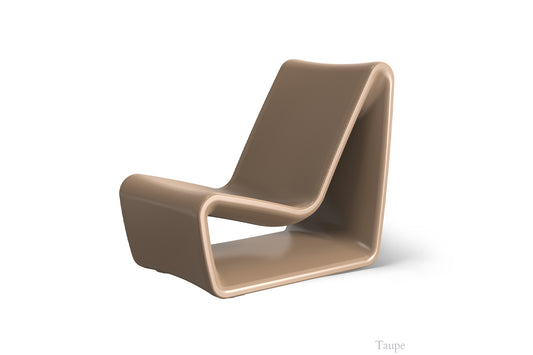 Tupelo Loop Chair Taupe on white background