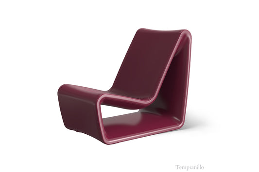 Tupelo Loop Chair Tempranillo on white background
