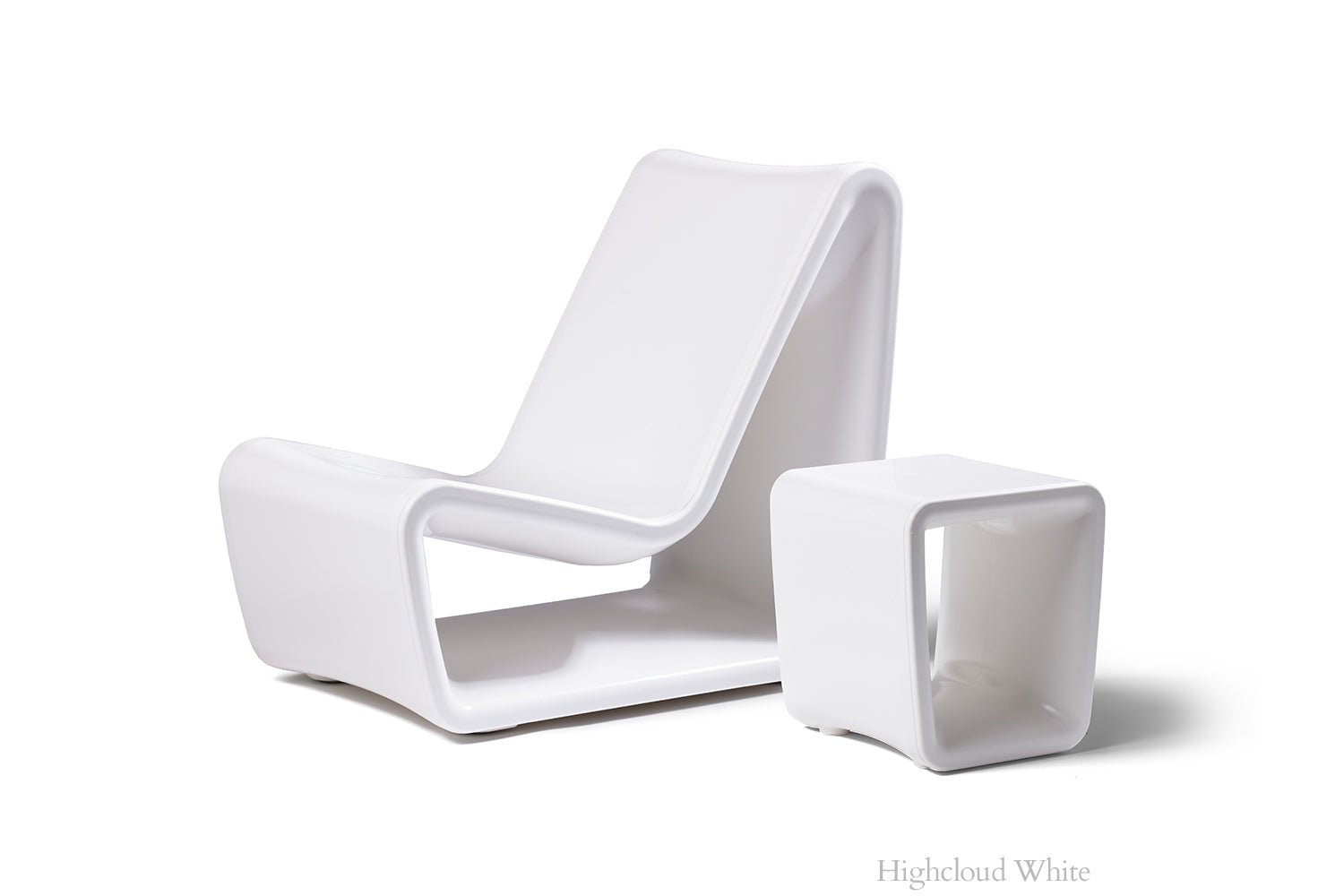 Loop Side Table - Highcloud White