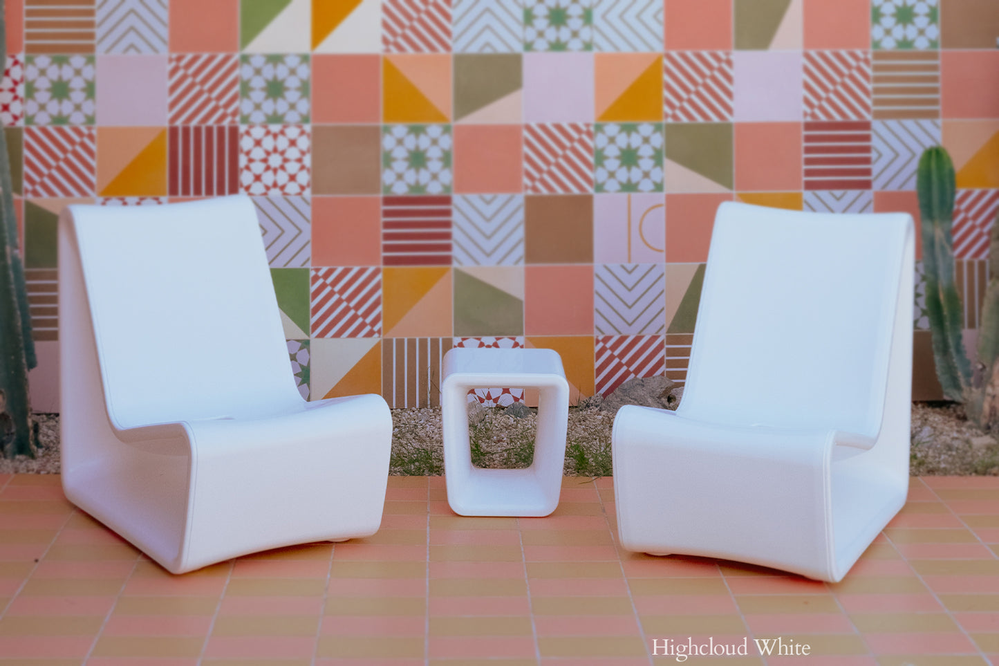 Loop Side Table - Highcloud White