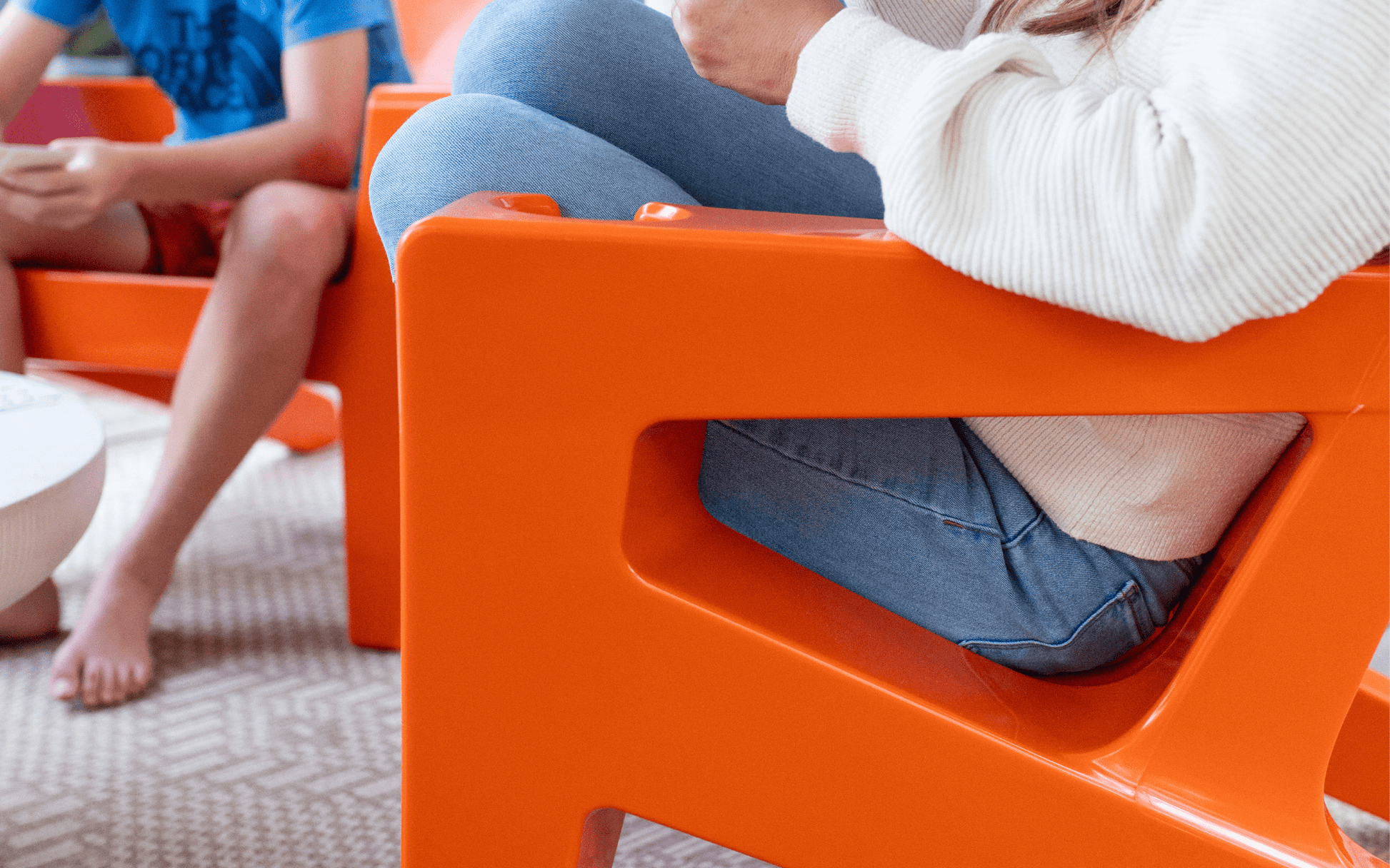 Bask Lounge Chair - Tupelo Goods Vintage Orange