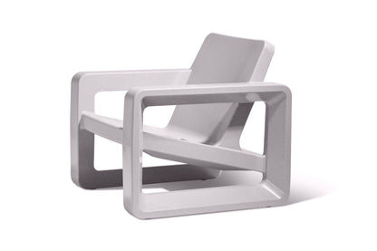 Deck Modern Outdoor Lounge Chair - Tupelo Goods - Grey Modern Outdoor Lounge Chair