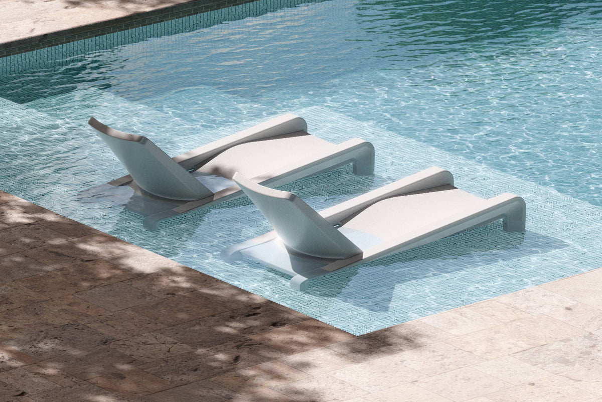 Modern In-Pool Chaise Lounge Chair