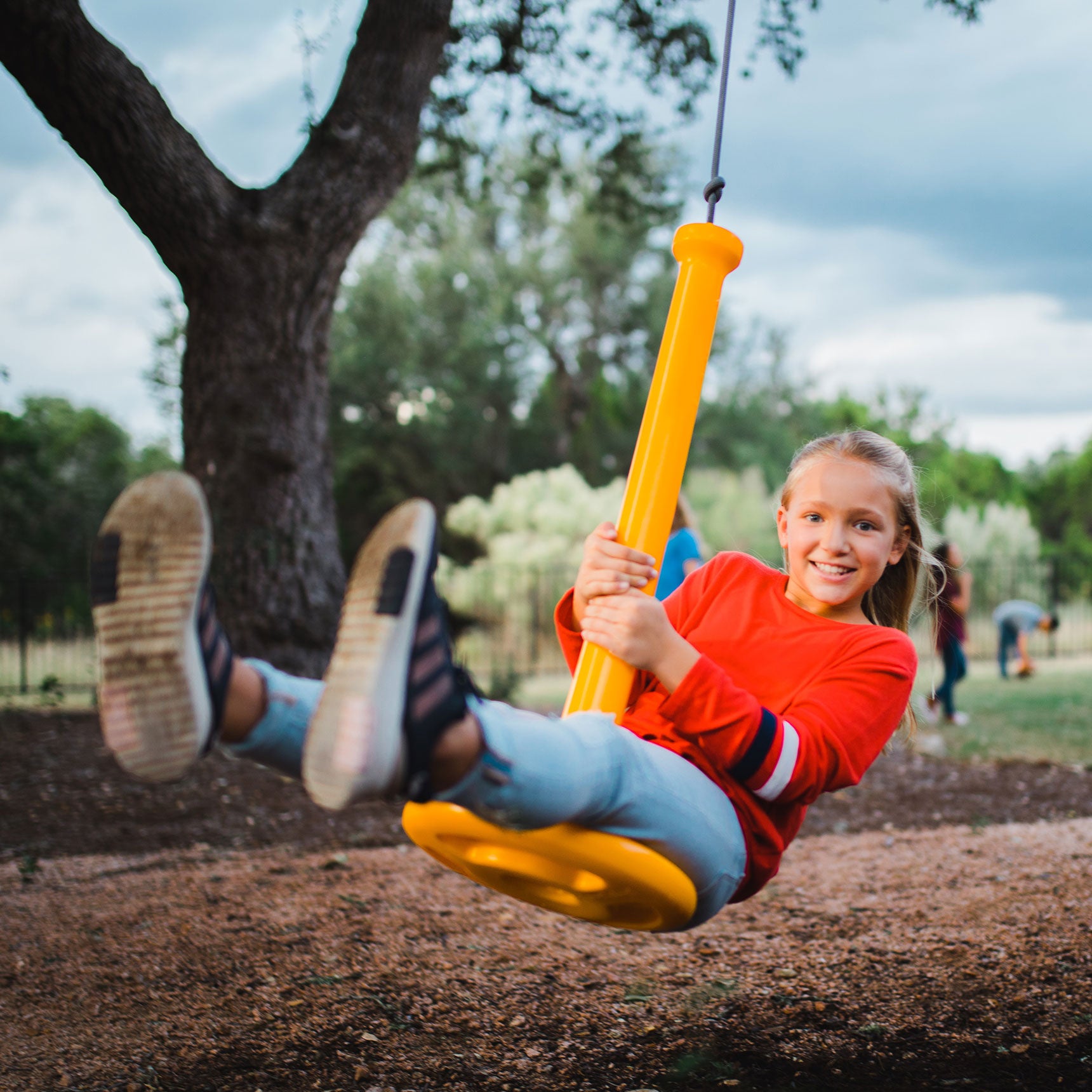 Zephyr Flyer Tree Swing  Modern, All-Weather Swing for Kids