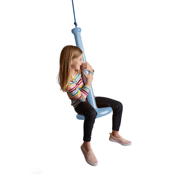 Kids Tree Swing with Rope for Outdoor Use Blue | Girl on Swing