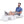 Image of a man sitting on a Line Lounge Chair, with his feet on a Line Ottoman made from resin. Great for indoor or outdoor.